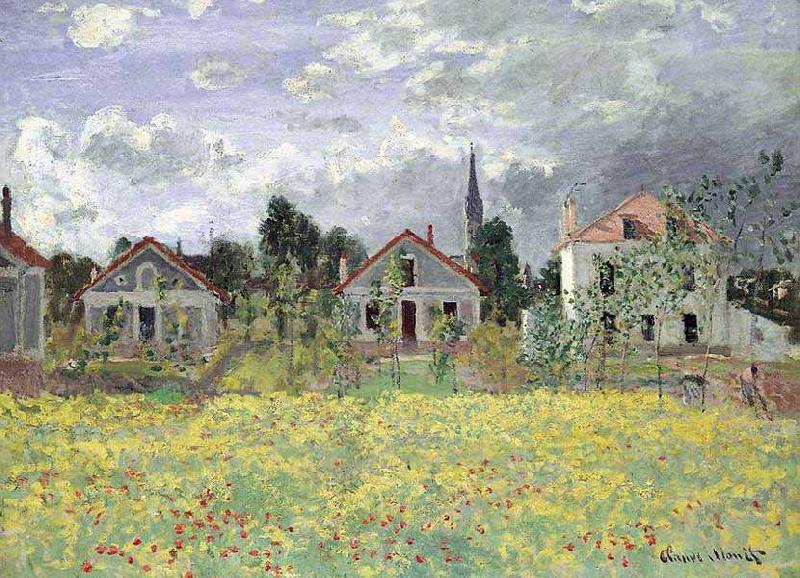 Maisons dArgenteuil, Claude Monet